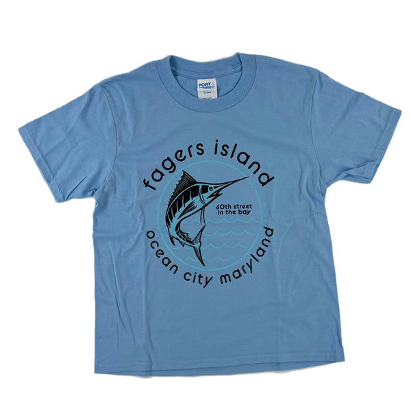 White Marlin Kids T-Shirt