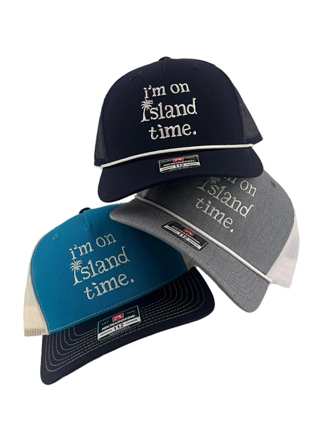 i’m on island time hats