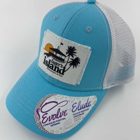 Evolve and Elude trucker hats